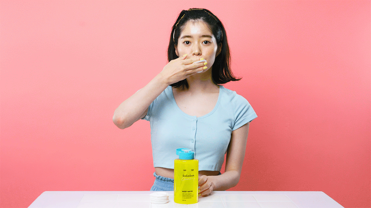 ルルルン クレンジング リセットウォーター ふき取りイメージ