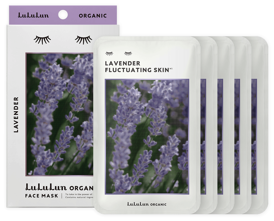 フェイスマスク　ルルルンオーガニック　ラベンダー