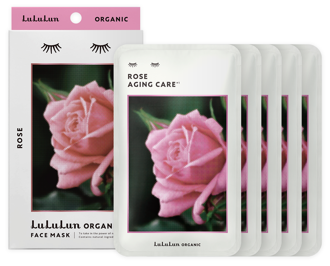 フェイスマスク　ルルルンオーガニック　ローズ