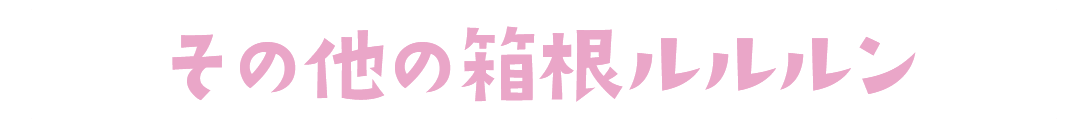 その他の箱根ルルルン